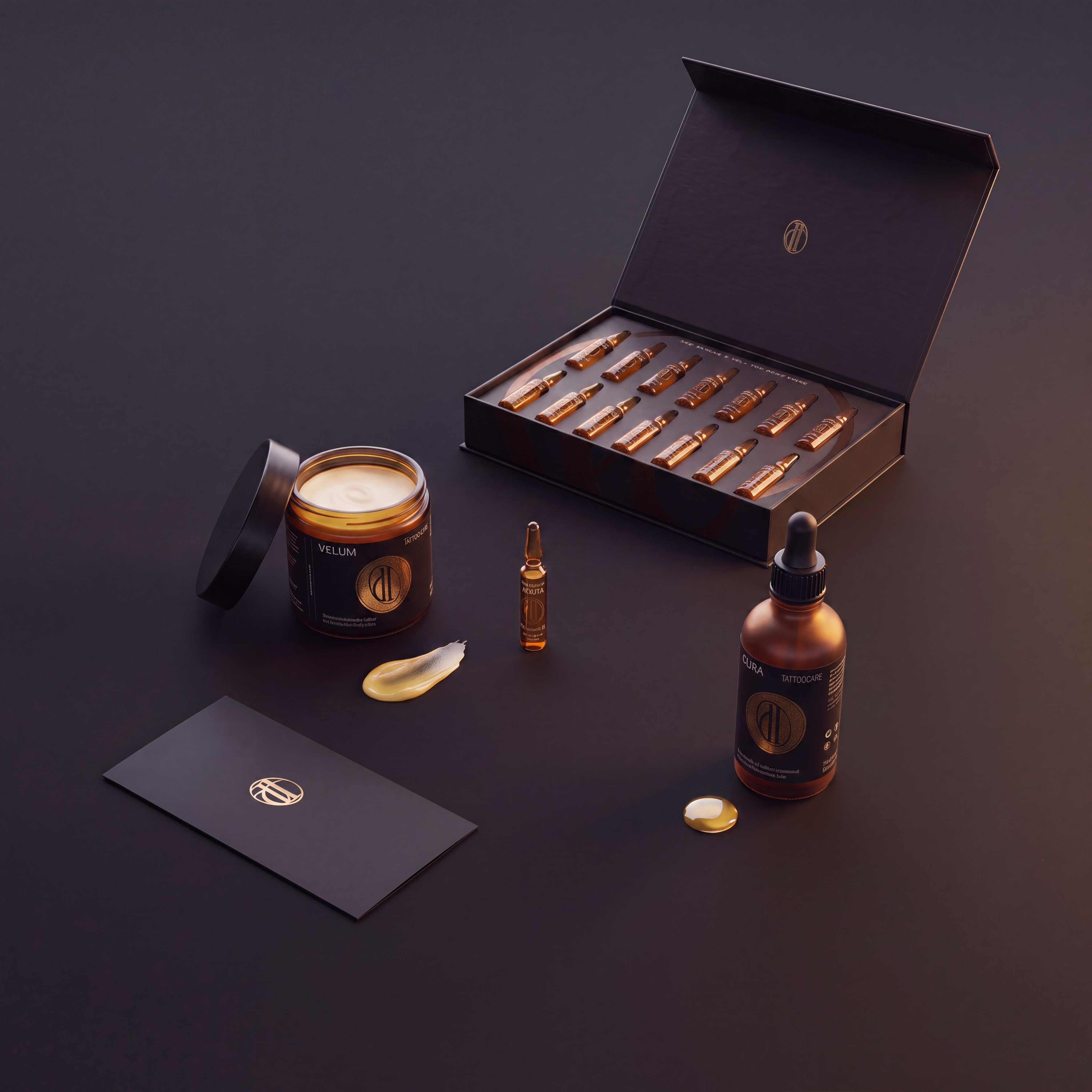 TATTOOCARE — the complete system flat lay
